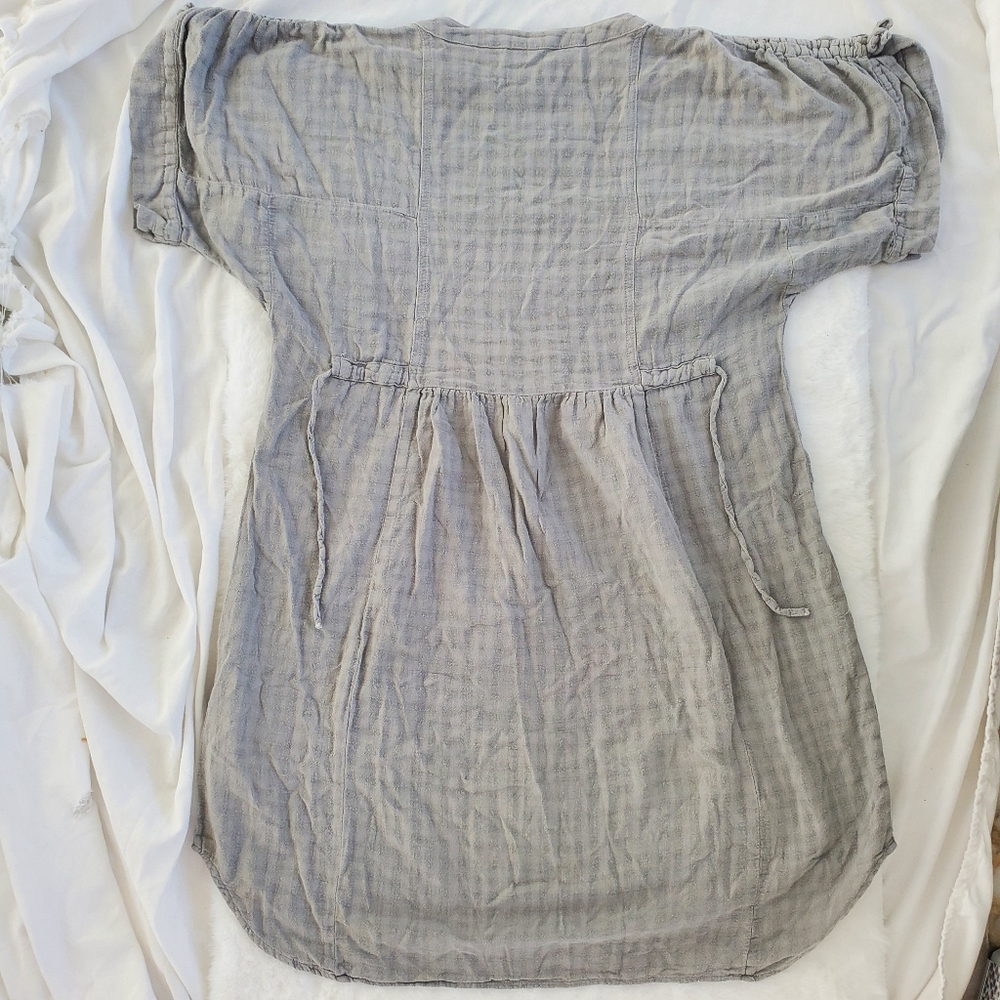 Zara Basic Adjustable Short Sleeve Top Tunic S - image 5